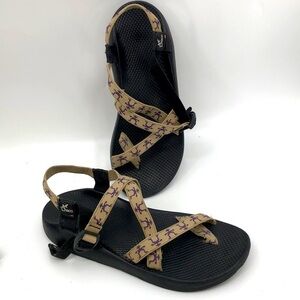 Chaco Vibram Aztec Sandals Size 13 Non-Marking Made in USA Adjustable Strap